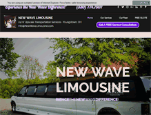 Tablet Screenshot of newwavelimousine.com